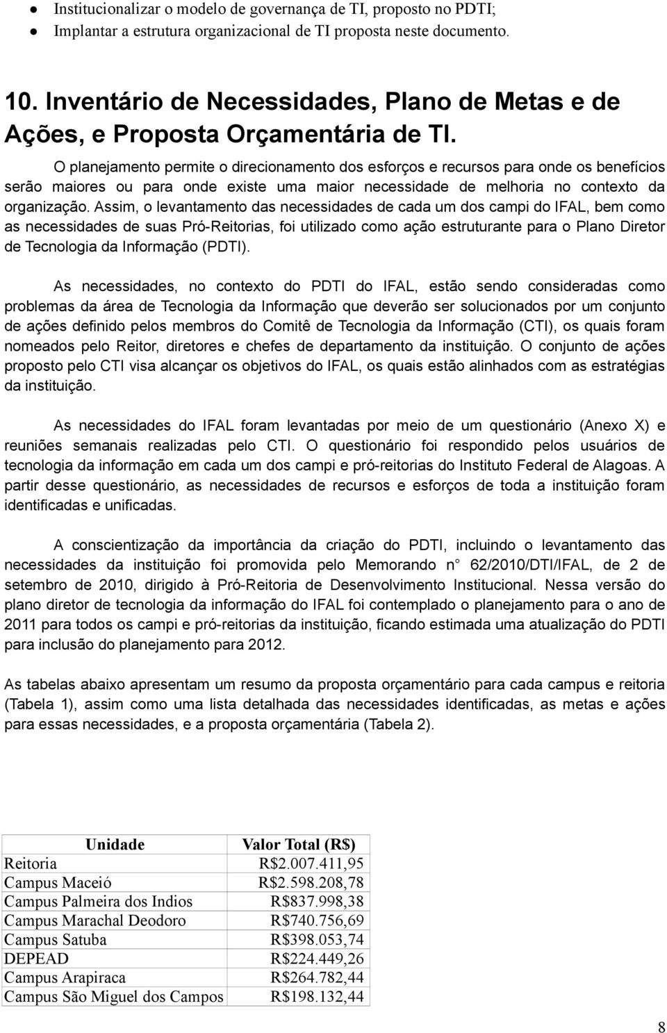 O planejamento permite o direcionamento dos esforços e recursos para onde os benefícios serão maiores ou para onde existe uma maior necessi de melhoria no contexto da organização.