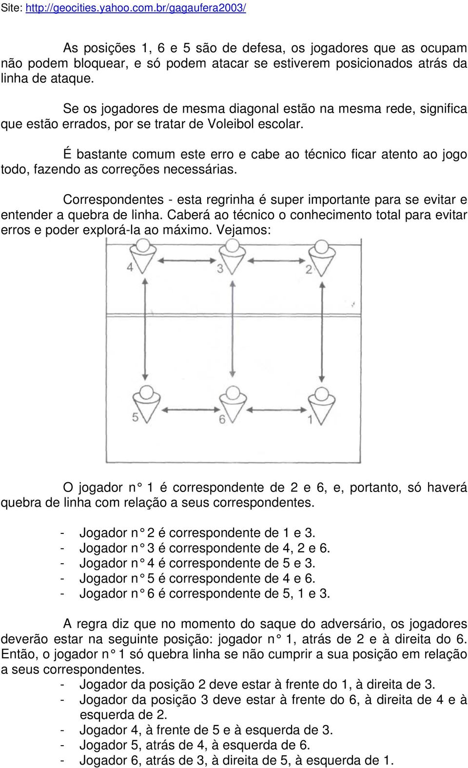 É bastante comum este erro e cabe ao técnico ficar atento ao jogo todo, fazendo as correções necessárias.