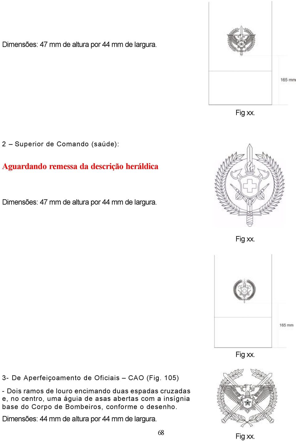 Oficiais CAO (Fig.