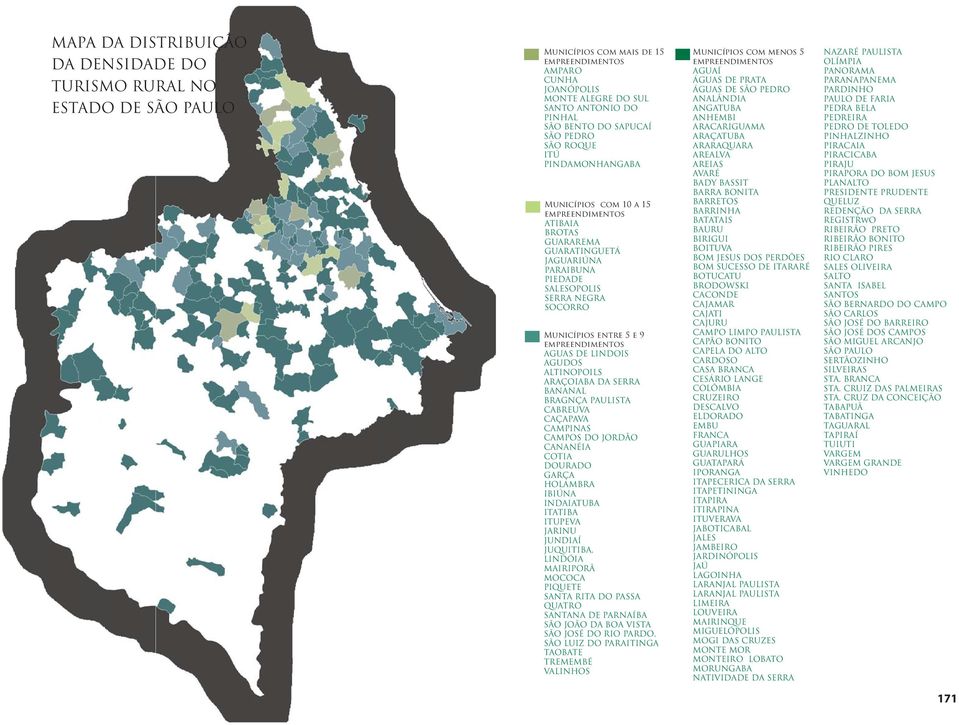 entre 5 e 9 empreendimentos AGUAS DE LINDOIS AGUDOS ALTINOPOILS ARAÇOIABA DA SERRA BANANAL BRAGNÇA PAULISTA CABREUVA CAÇAPAVA CAMPINAS CAMPOS DO JORDÃO CANANÉIA COTIA DOURADO GARÇA HOLAMBRA IBIÚNA