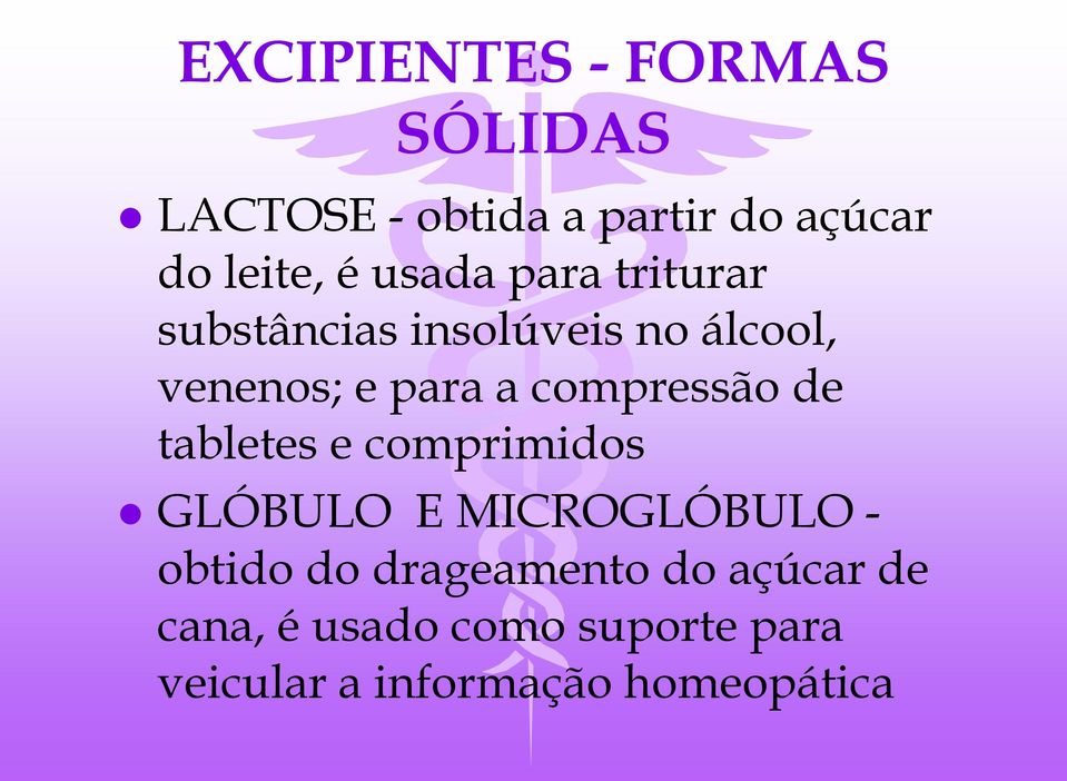 compressão de tabletes e comprimidos GLÓBULO E MICROGLÓBULO - obtido do