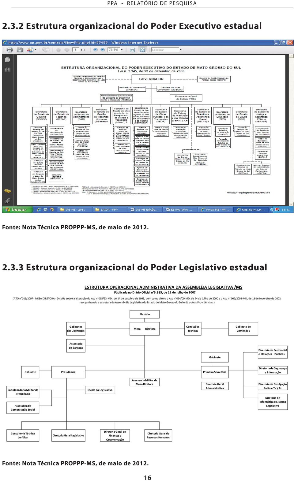 n 002/2003-MD, de 13 de fevereiro de 2003, reorganizando a estrutura da Assembléia Legislativa do Estado de Mato Grosso do Sul e dá outras Providências.