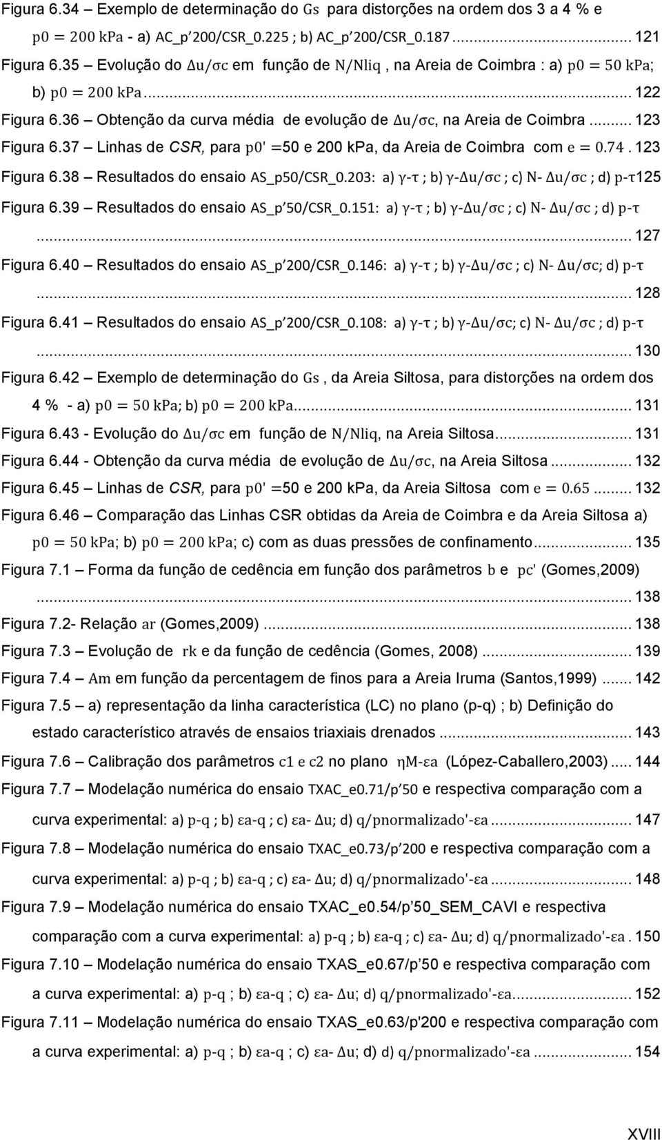 37 Linhas de CSR, para 50 e 200 kpa, da Areia de Coimbra com. 123 Figura 6.38 Resultados do ensaio AS_p50/CSR_0.203: a) - ; b) - ; c) - ; d) - 125 Figura 6.39 Resultados do ensaio AS_p 50/CSR_0.