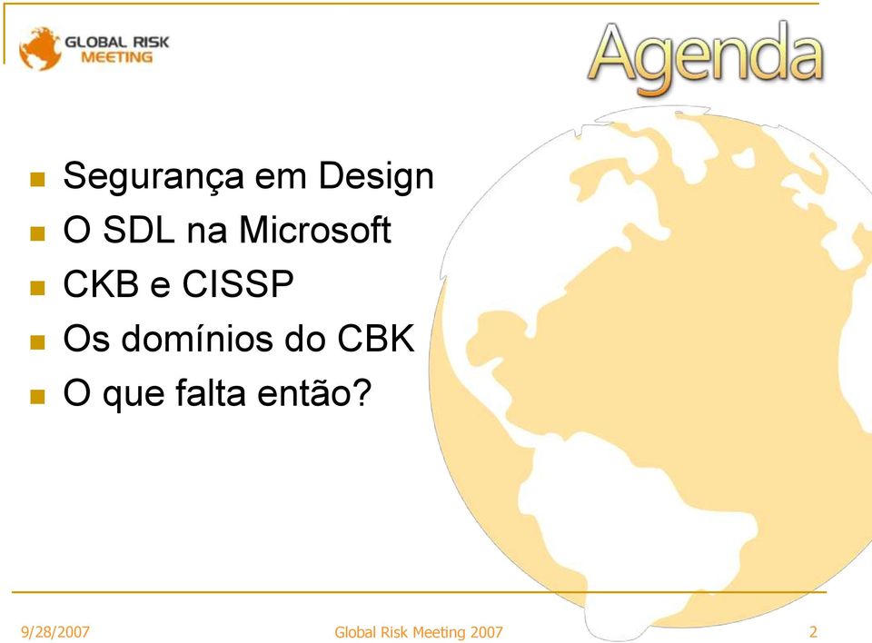 domínios do CBK O que falta