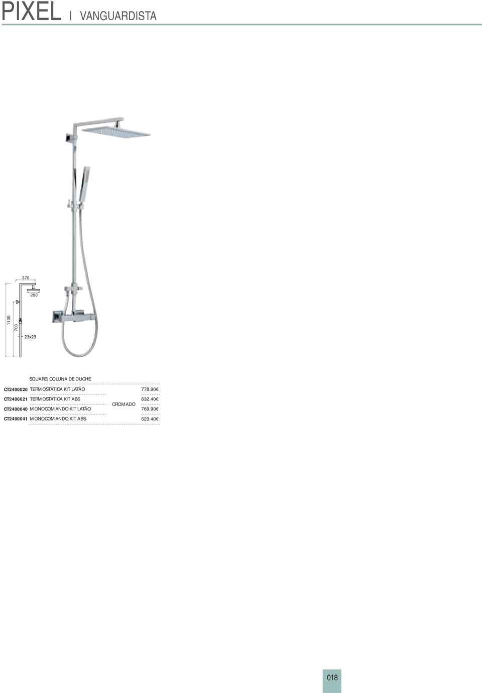 90 CT2400021 TERMOSTÁTICA KIT ABS 632.