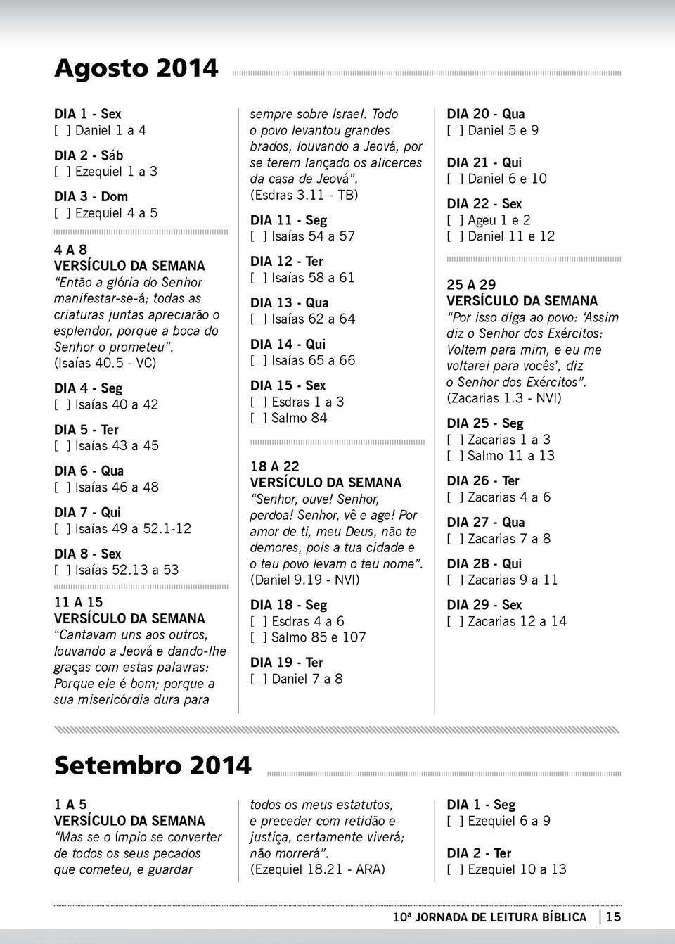 1-12 DIA 8 - Sex [ ] Isaías 52.