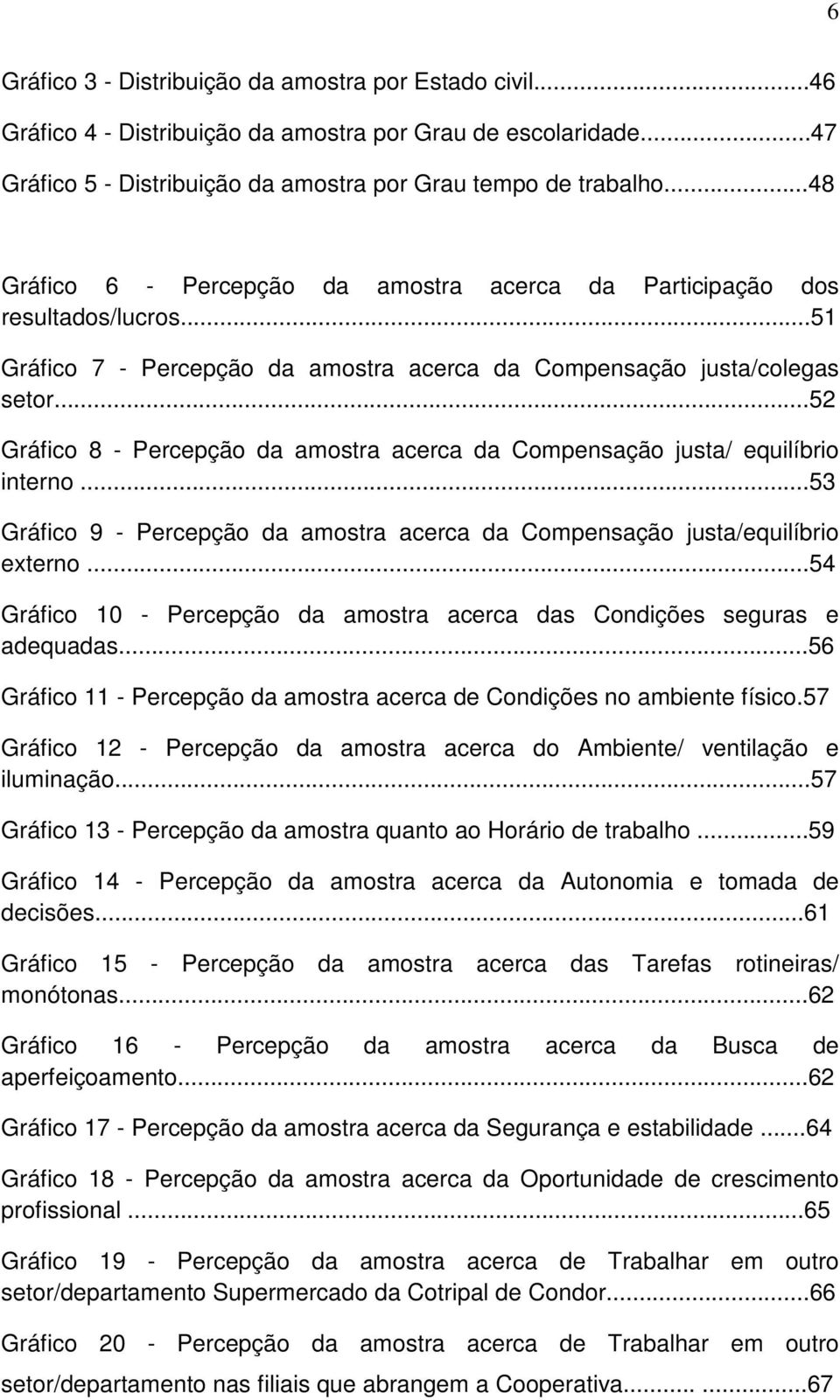 ..52 Gráfico 8 - Percepção da amostra acerca da Compensação justa/ equilíbrio interno...53 Gráfico 9 - Percepção da amostra acerca da Compensação justa/equilíbrio externo.