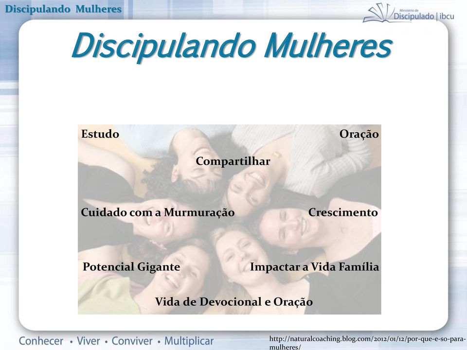 Mulheres Estudo Oração Compartilhar Cuidado com a Murmuração