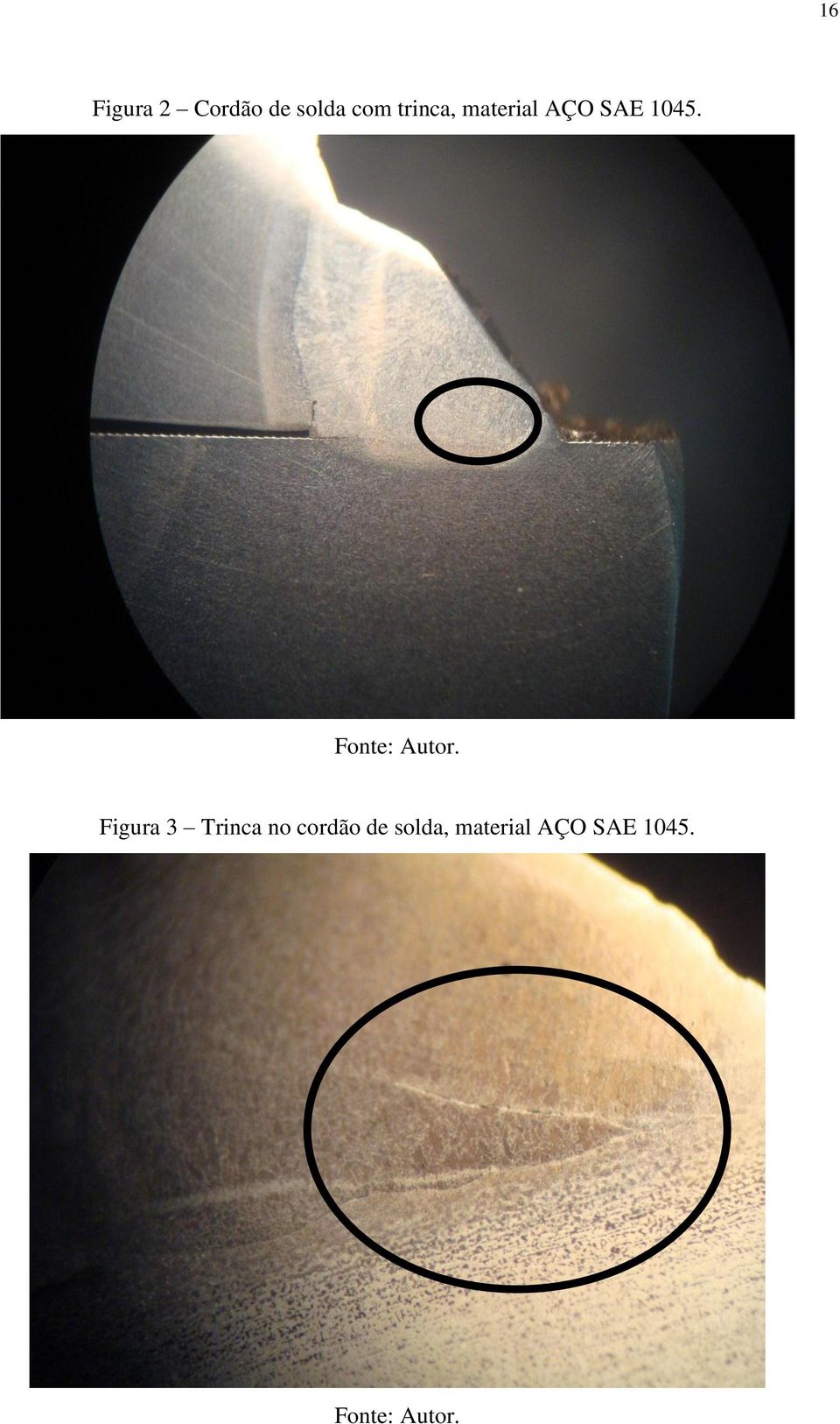 1045. Figura 3 Trinca no