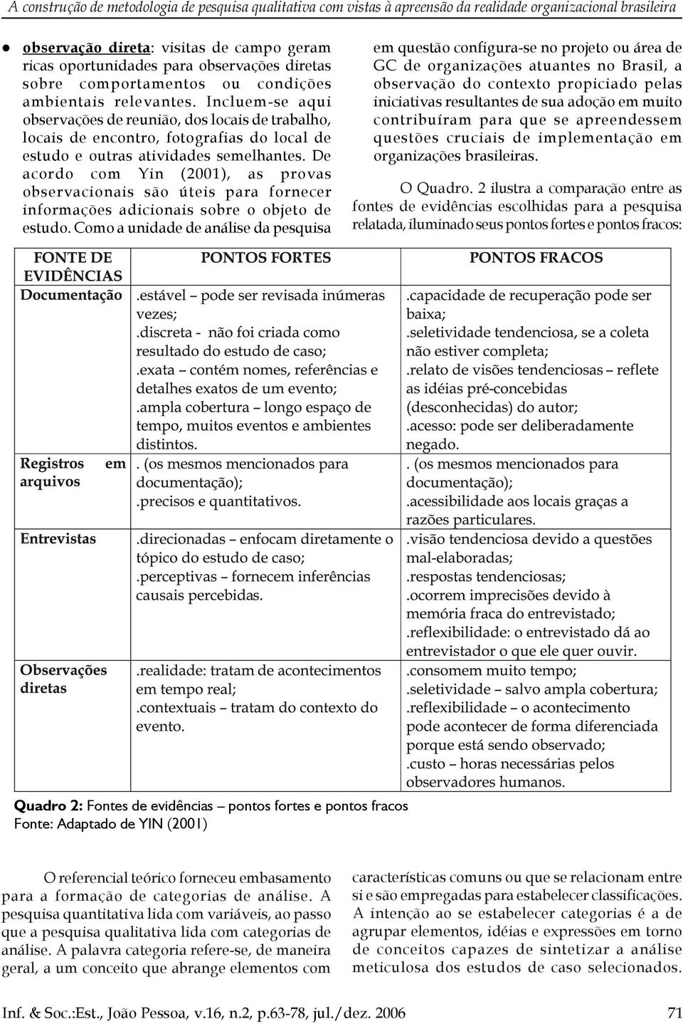 Incluem-se aqui observações de reunião, dos locais de trabalho, locais de encontro, fotografias do local de estudo e outras atividades semelhantes.