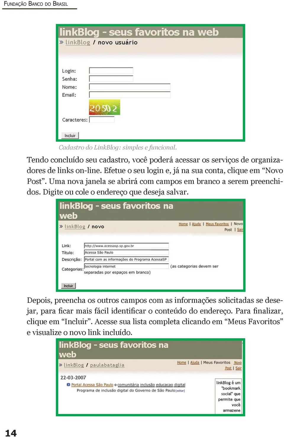 Efetue o seu login e, já na sua conta, clique em Novo Post. Uma nova janela se abrirá com campos em branco a serem preenchidos.