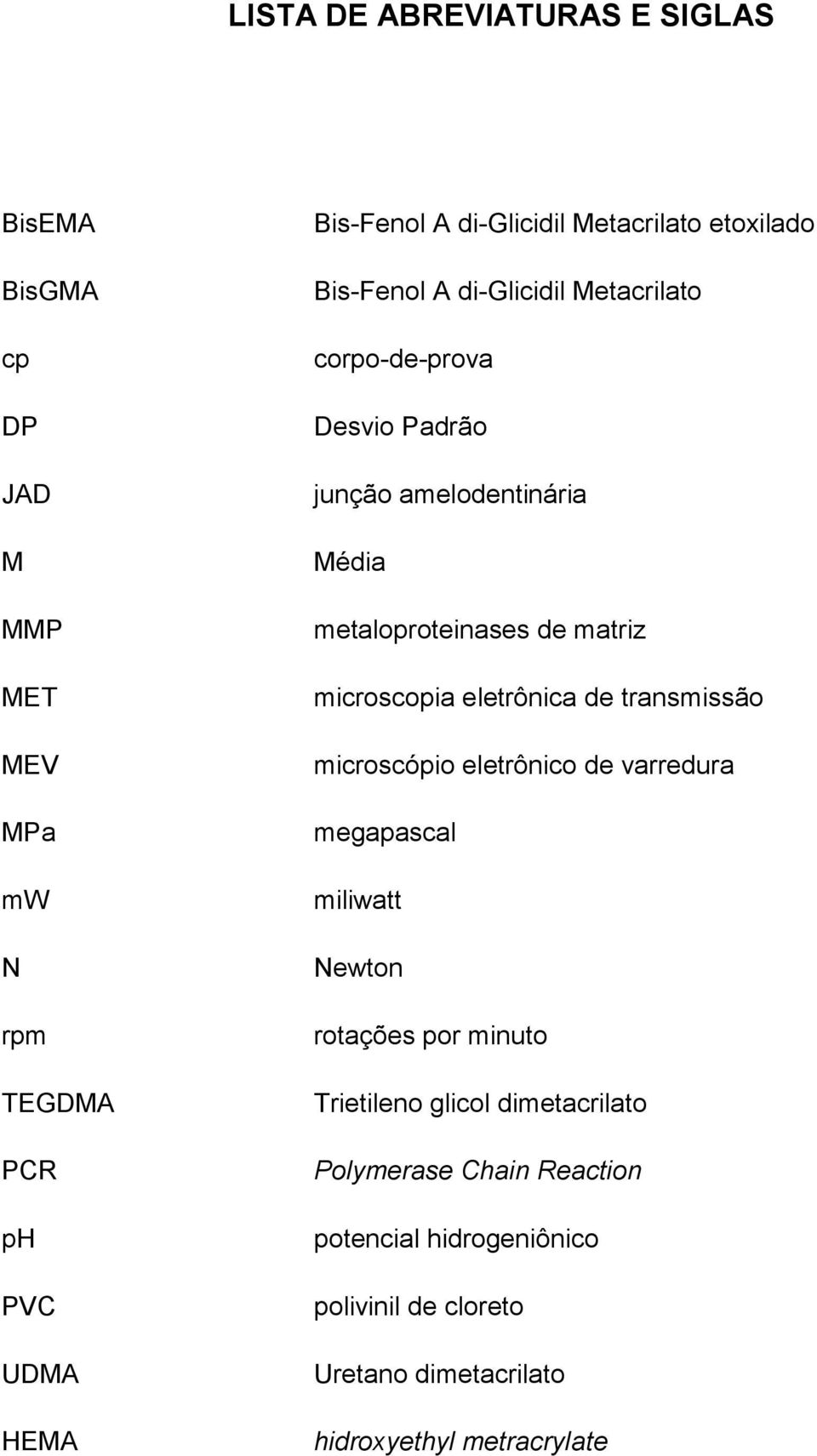 matriz microscopia eletrônica de transmissão microscópio eletrônico de varredura megapascal miliwatt Newton rotações por minuto