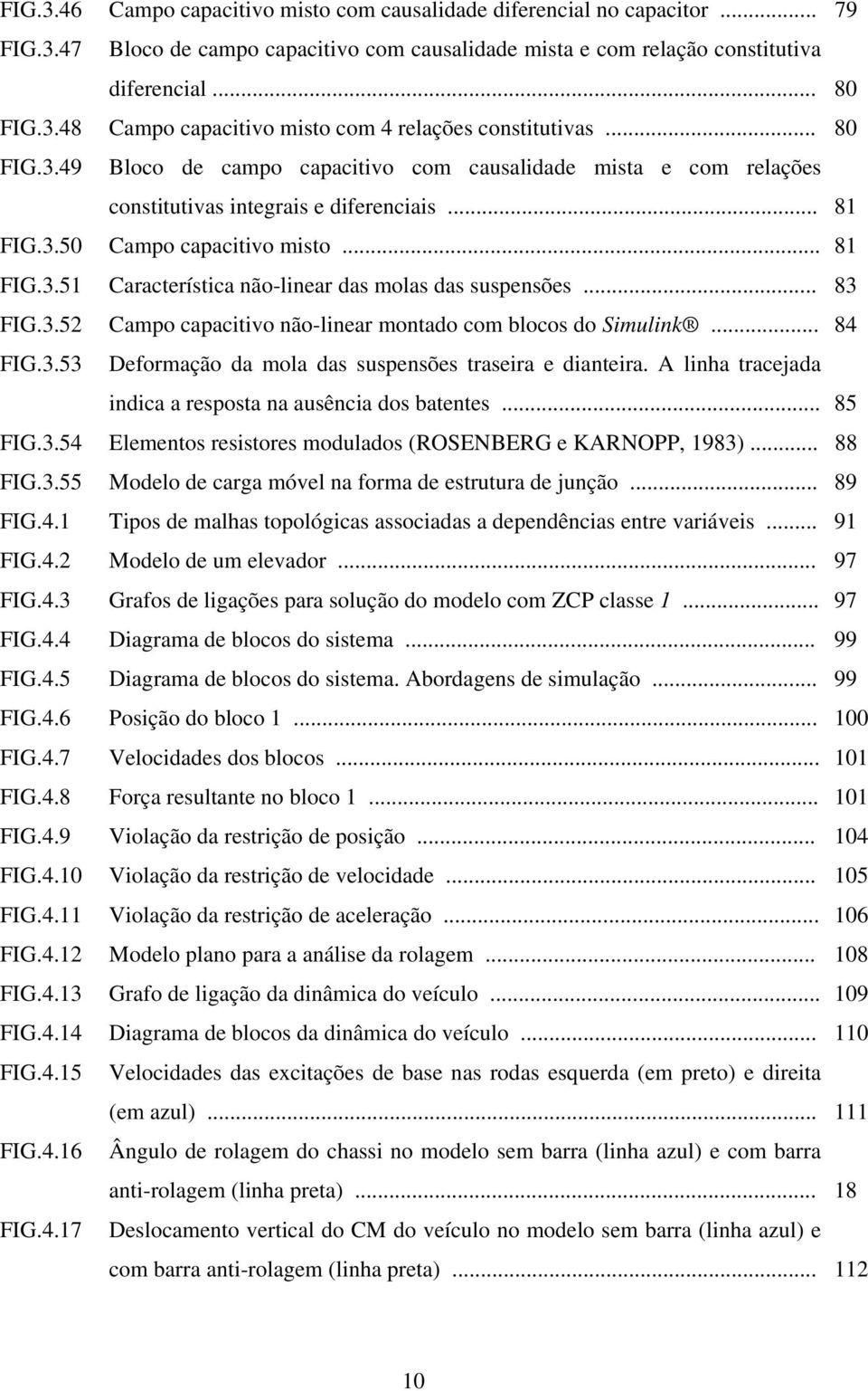 .. 83 FIG.3.52 Campo capacitivo não-linear montado com blocos do Simulink... 84 FIG.3.53 Deformação da mola das suspensões traseira e dianteira.