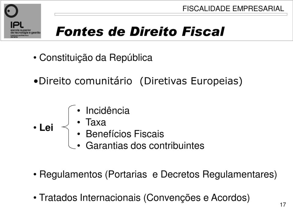 contribuintes Regulamentos (Portarias e Decretos