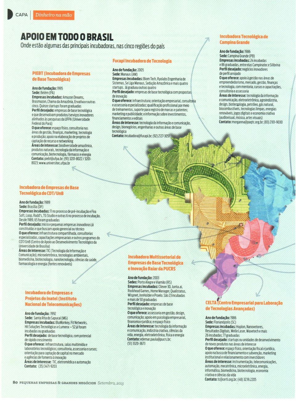 Quinze startups foram graduadas Perfil desejado: empresas de base teenológica eque desenvolvam produtos/serviços inovadores alinhados às pesquisas da UFPA (Universidade Federal do Pará) O que