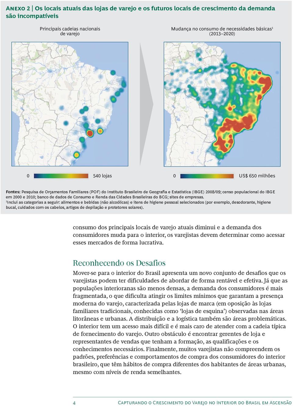 de dados de Consumo e Renda das Cidades Brasileiras do BCG; sites de empresas.