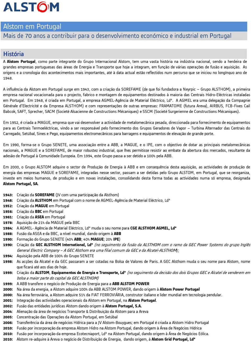 As origens e a cronologia dos acontecimentos mais importantes, até à data actual estão reflectidos num percurso que se iniciou no longínquo ano de 1948.