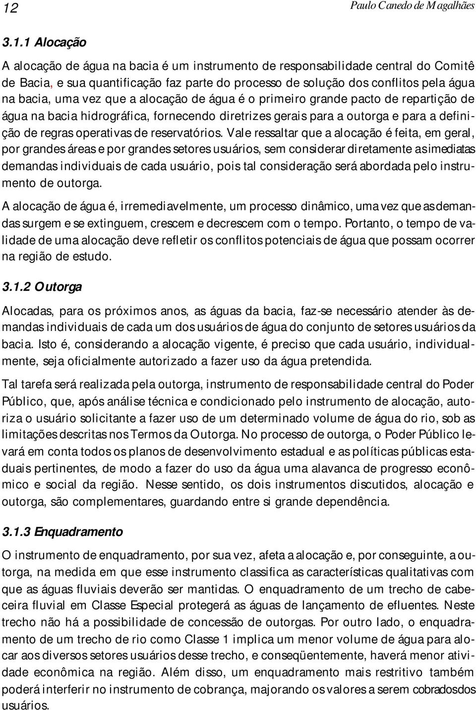 regras operativas de reservatórios.