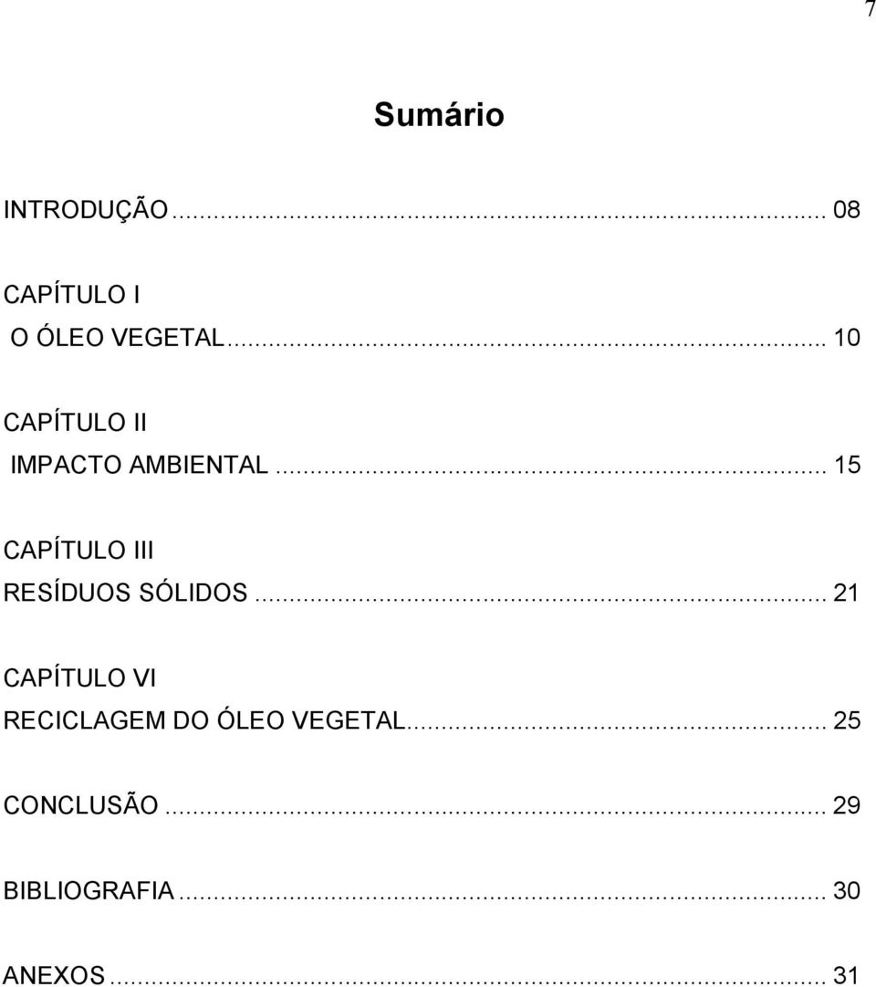 .. 15 CAPÍTULO III RESÍDUOS SÓLIDOS.