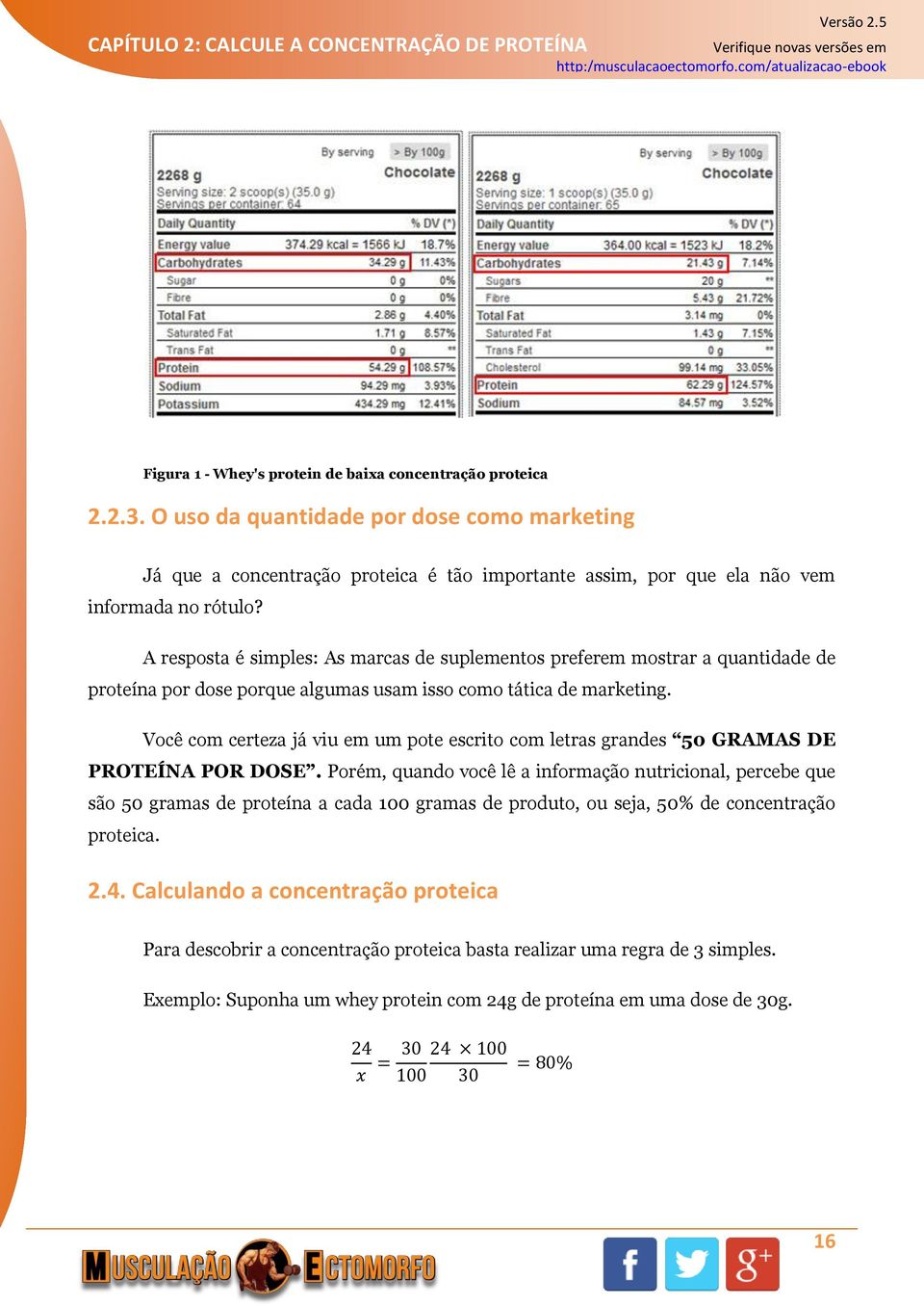 A resposta é simples: As marcas de suplementos preferem mostrar a quantidade de proteína por dose porque algumas usam isso como tática de marketing.