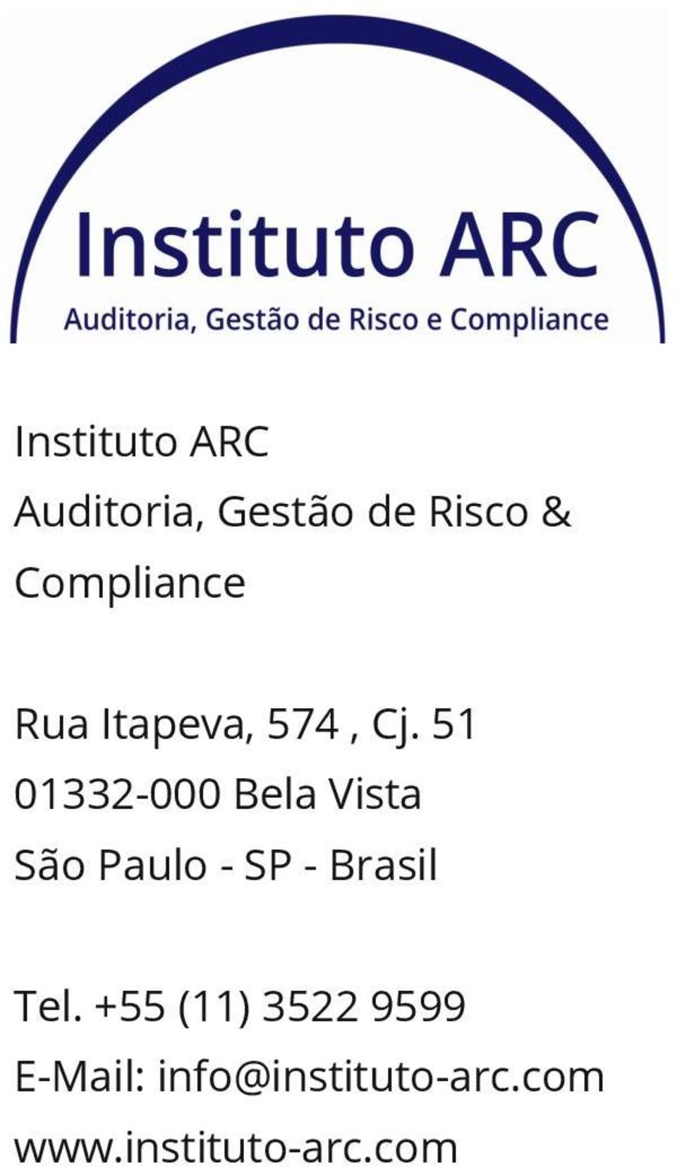 51 01332-000 Bela Vista São Paulo - SP - Brasil