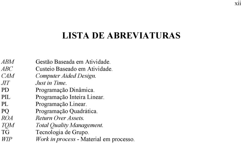 Programação Dinâmica. Programação Inteira Linear. Programação Linear.