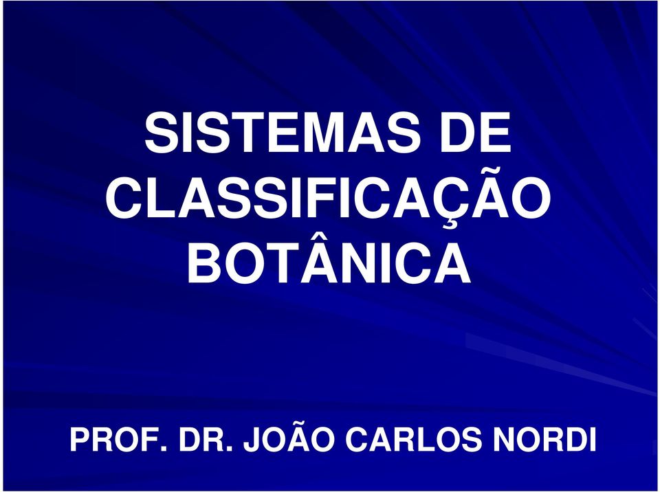 BOTÂNICA PROF.