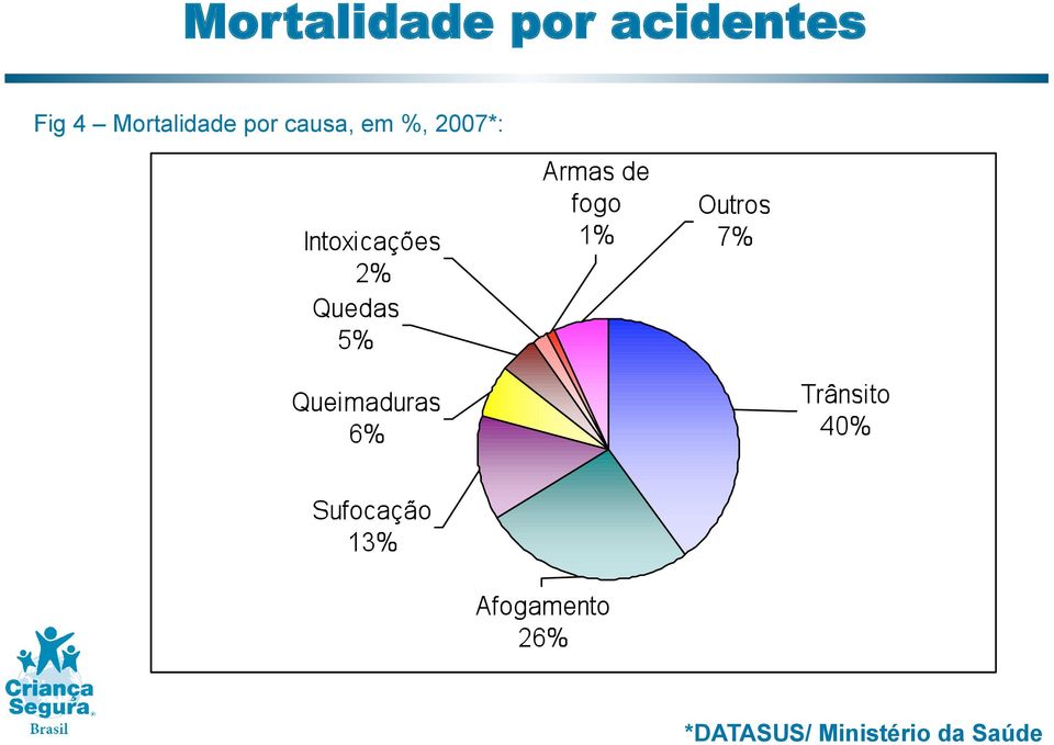 em %, 2007*: *DATASUS/