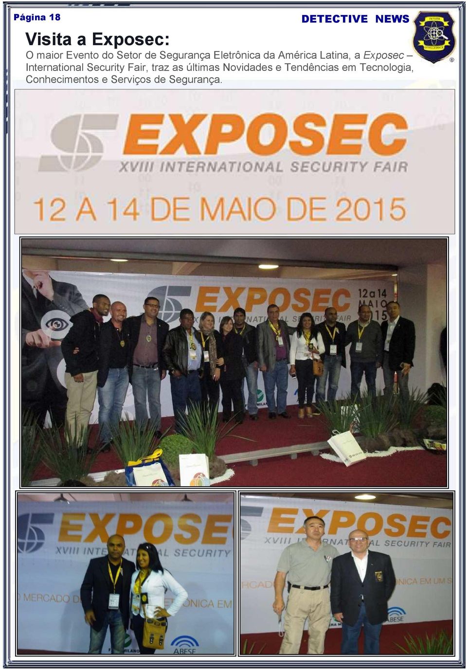 International Security Fair, traz as últimas Novidades e