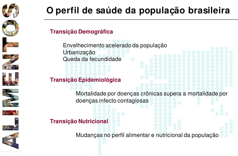 Mortalidade por doenças crônicas supera a mortalidade por doenças infecto