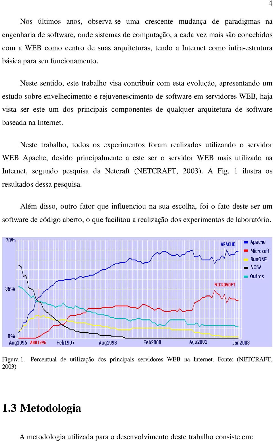 Neste sentido, este trabalho visa contribuir com esta evolução, apresentando um estudo sobre envelhecimento e rejuvenescimento de software em servidores WEB, haja vista ser este um dos principais