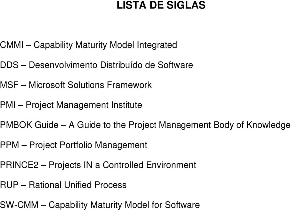 to the Project Management Body of Knowledge PPM Project Portfolio Management PRINCE2 Projects IN