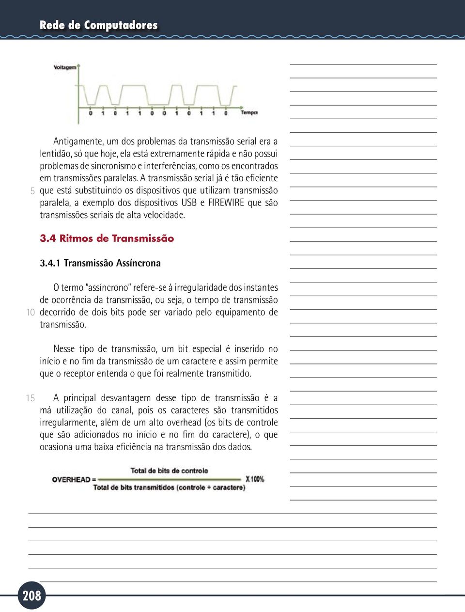 A transmissão serial já é tão eficiente que está substituindo os dispositivos que utilizam transmissão paralela, a exemplo dos dispositivos USB e FIREWIRE que são transmissões seriais de alta