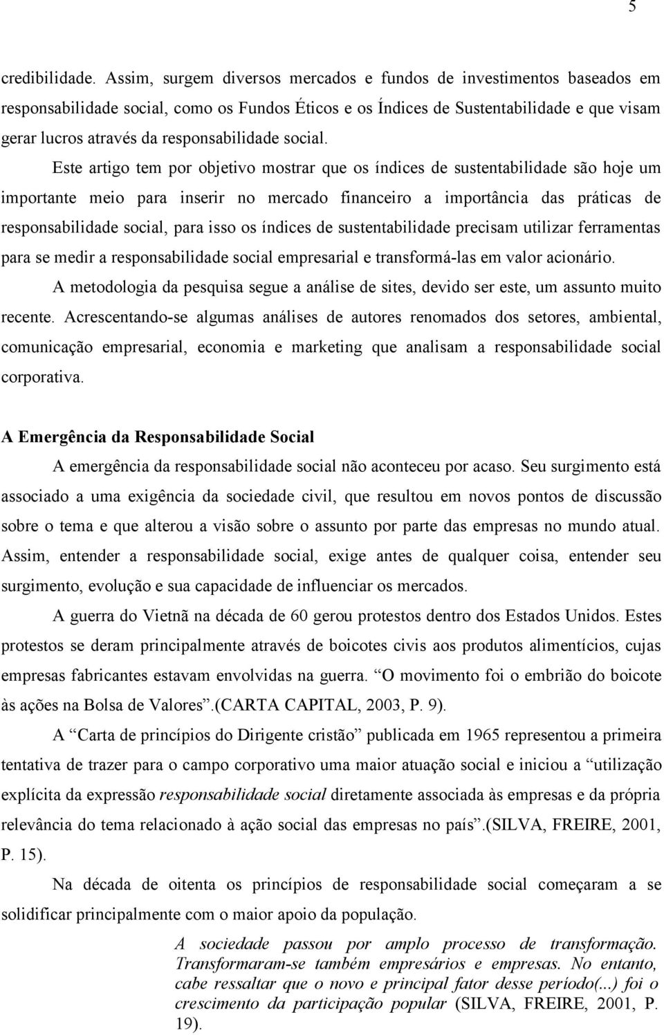 responsabilidade social.