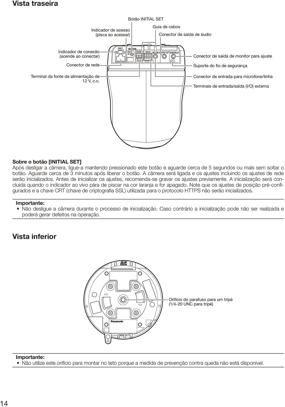 or de saída de monitor para ajuste Conect