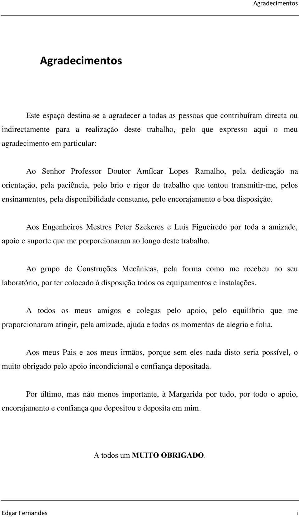 ensinamentos, pela disponibilidade constante, pelo encorajamento e boa disposição.