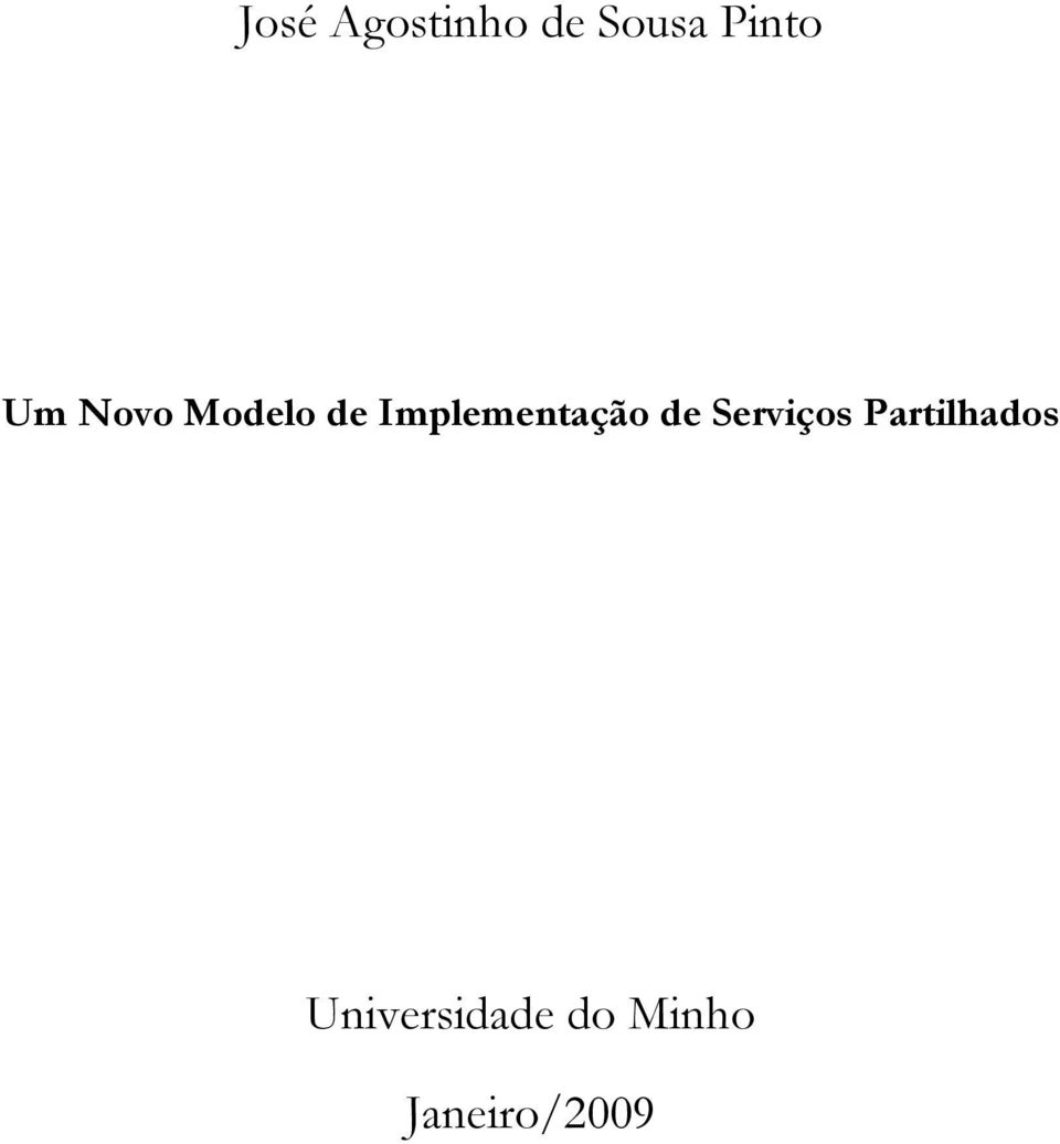 Implementação de Serviços