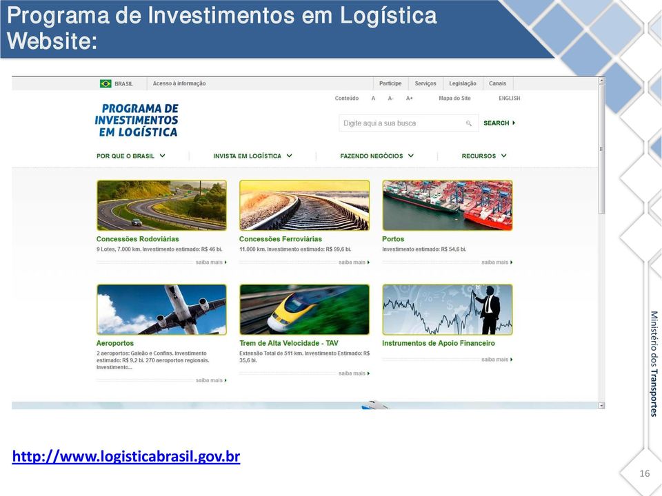 Logística Website: