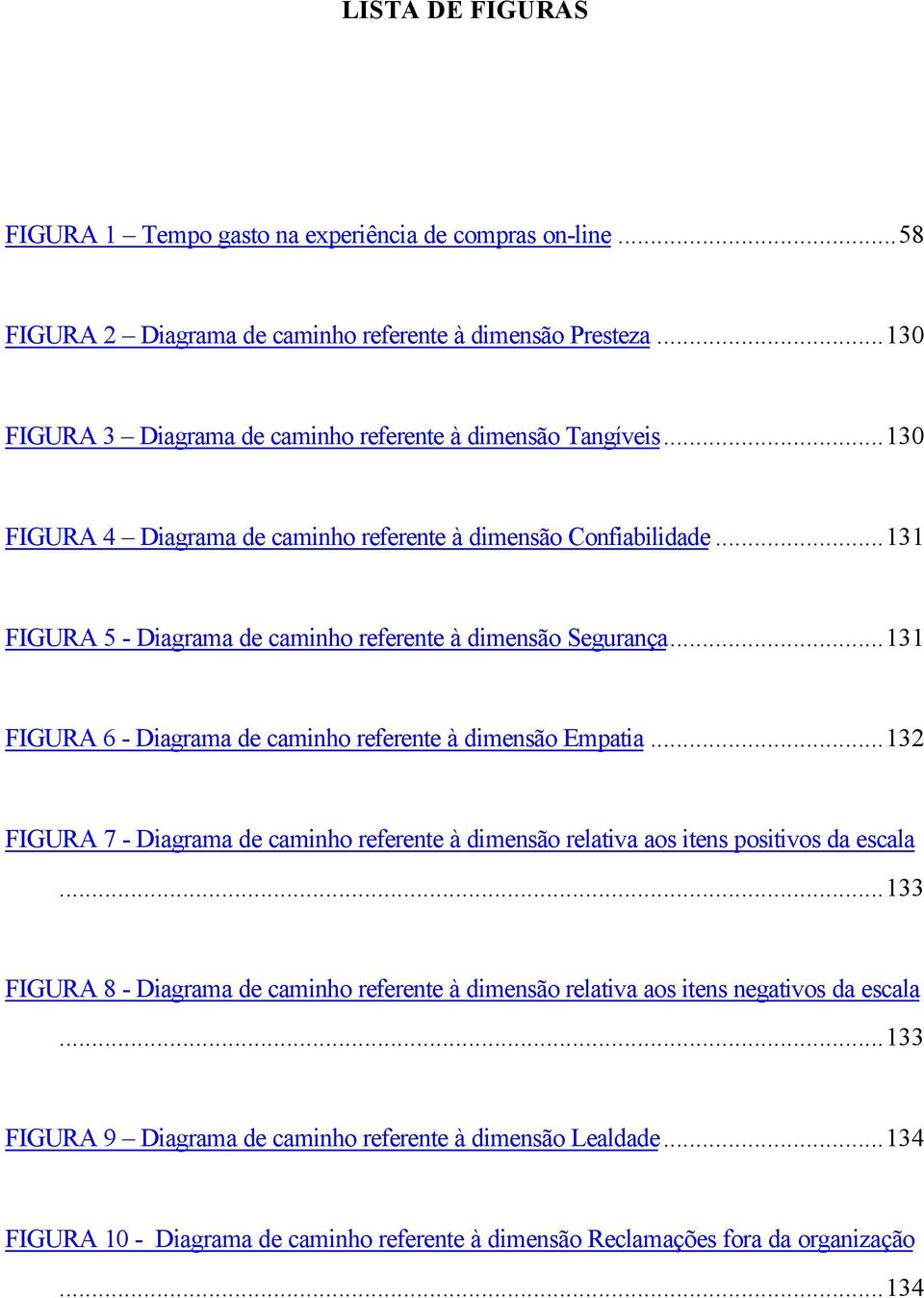 ..131 FIGURA 5 - Diagrama de caminho referente à dimensão Segurança...131 FIGURA 6 - Diagrama de caminho referente à dimensão Empatia.