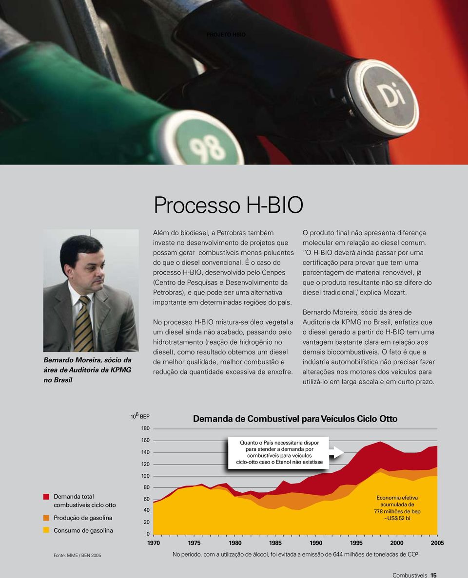 É o caso do processo H-BIO, desenvolvido pelo Cenpes (Centro de Pesquisas e Desenvolvimento da Petrobras), e que pode ser uma alternativa importante em determinadas regiões do país.