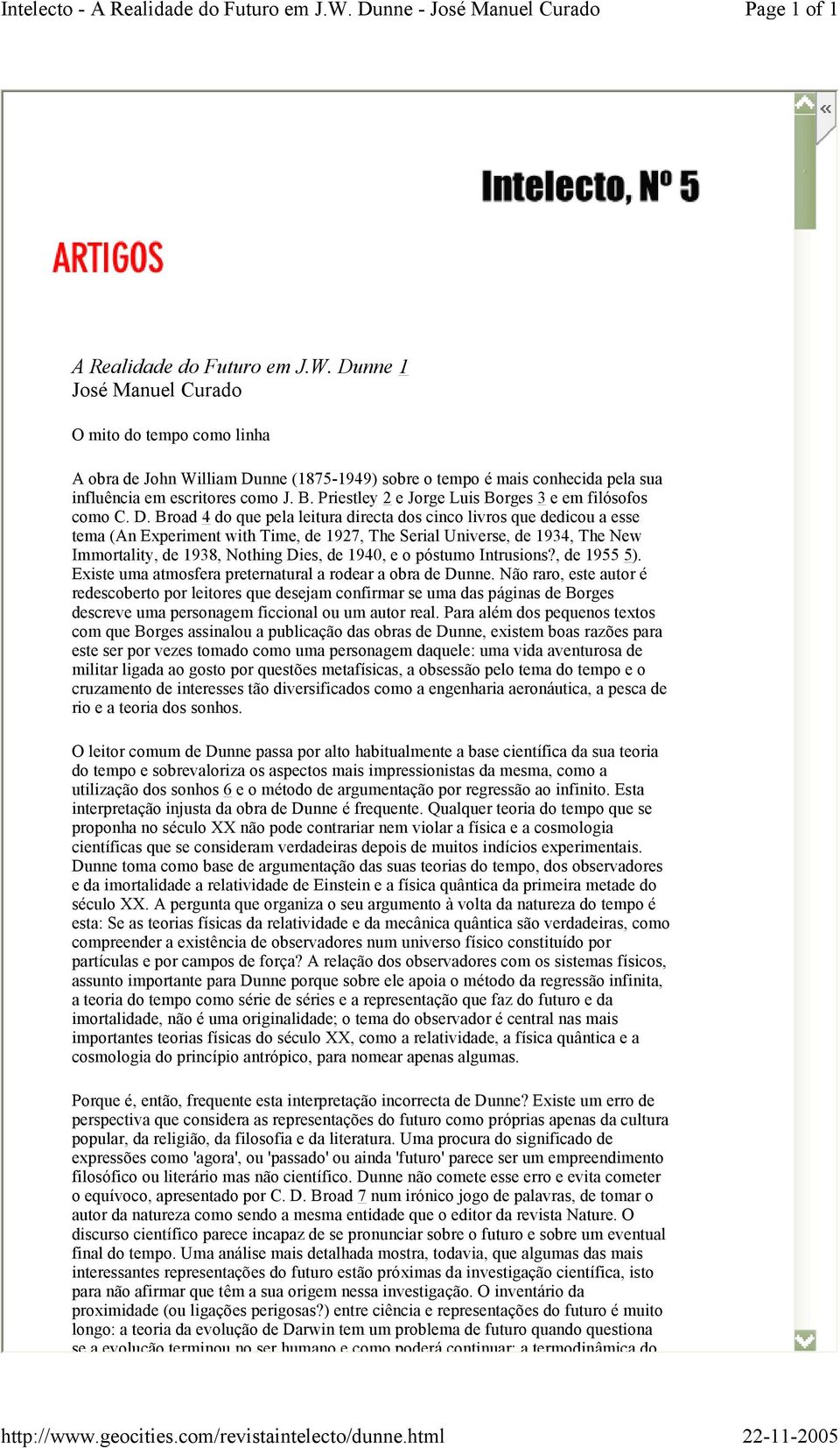 Priestley 2 e Jorge Luis Borges 3 e em filósofos como C. D.