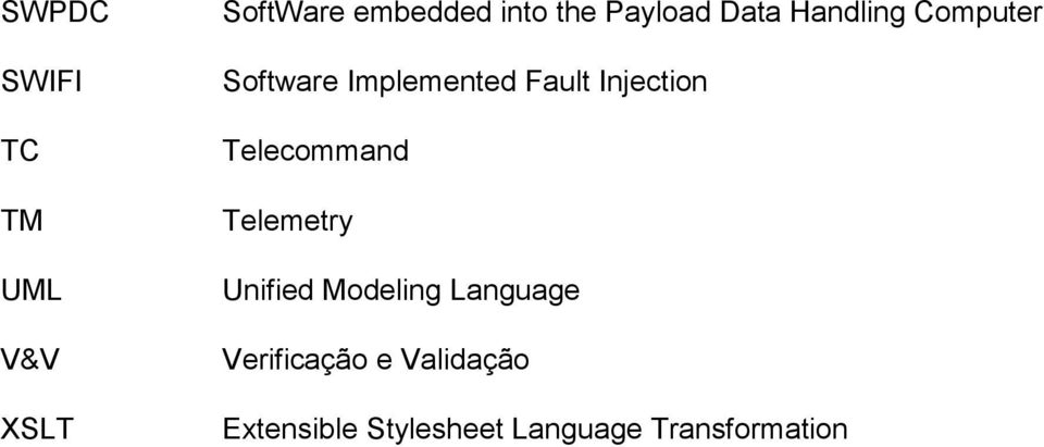 Injection Telecommand Telemetry Unified Modeling Language