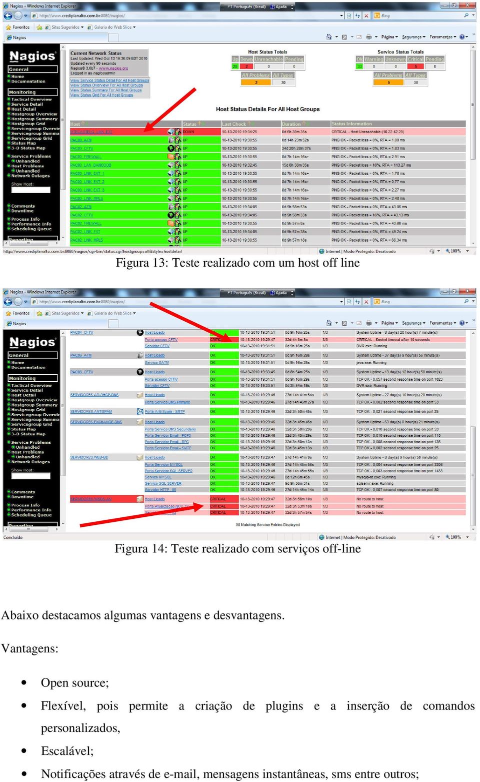 Vantagens: Open source; Flexível, pois permite a criação de plugins e a inserção de