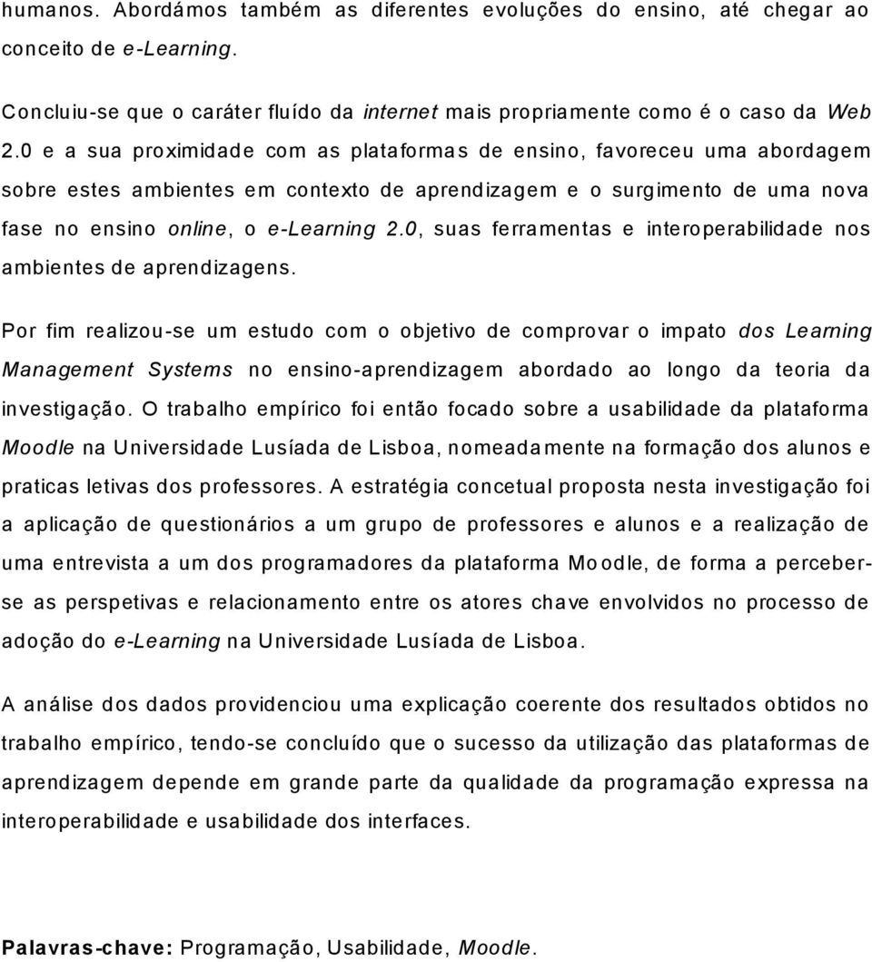 0, suas ferramentas e interoperabilidade nos ambientes de aprendizagens.