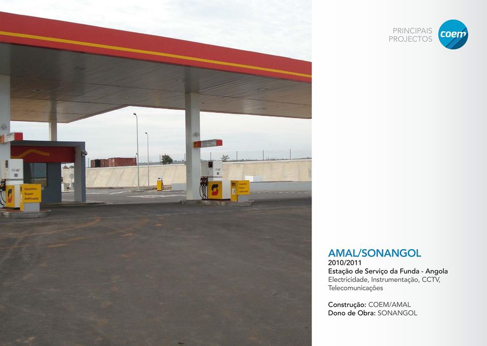 Angola Electricidade, Instrumentação,