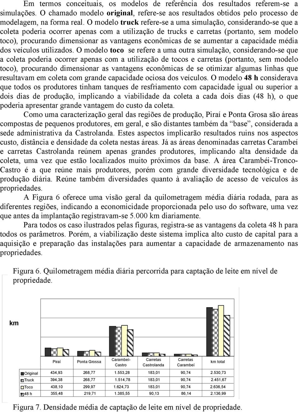 econômicas de se aumentar a capacidade média dos veículos utilizados.