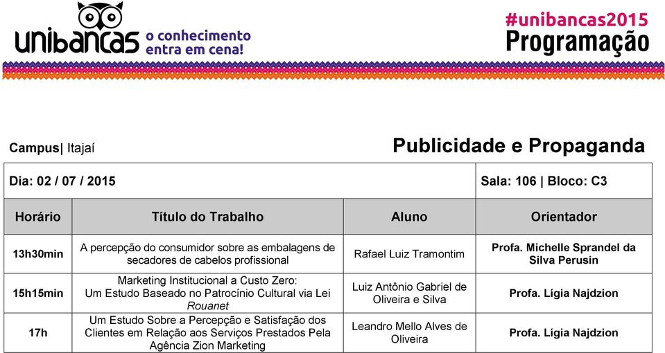 Lei Rouanet Um Estudo Sobre a Percepção e Satisfação dos Clientes em Relação aos Serviços Prestados Pela Agência Zion