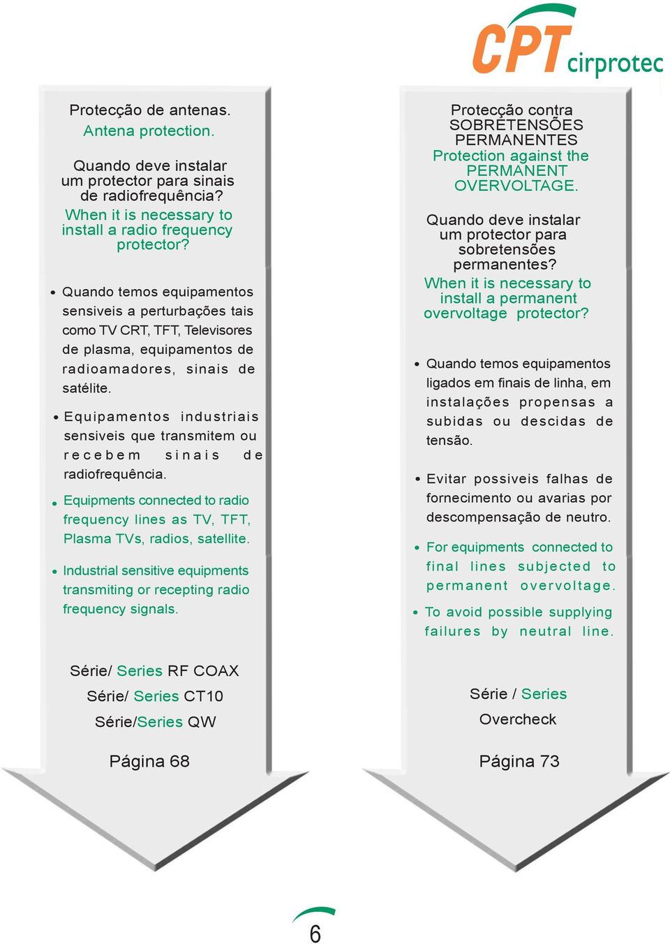 Equipamentos industriais sensiveis que transmitem ou recebem sinais de radiofrequência. Equipments connected to radio frequency lines as TV, TFT, Plasma TVs, radios, satellite.