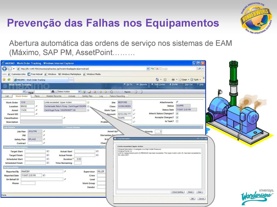 automática das ordens de