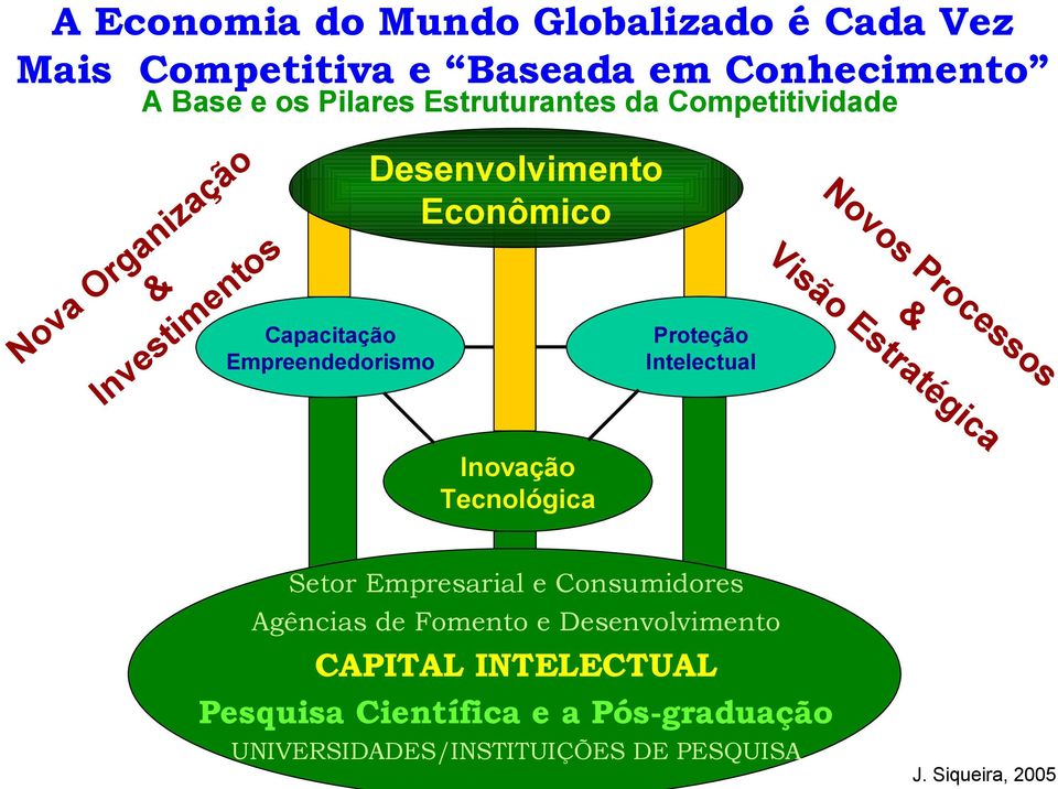 vo s sã o Proteção Intelectual Pr oc es Es & so tra s té gi ca Inovação Tecnológica Setor Empresarial e Consumidores Agências de